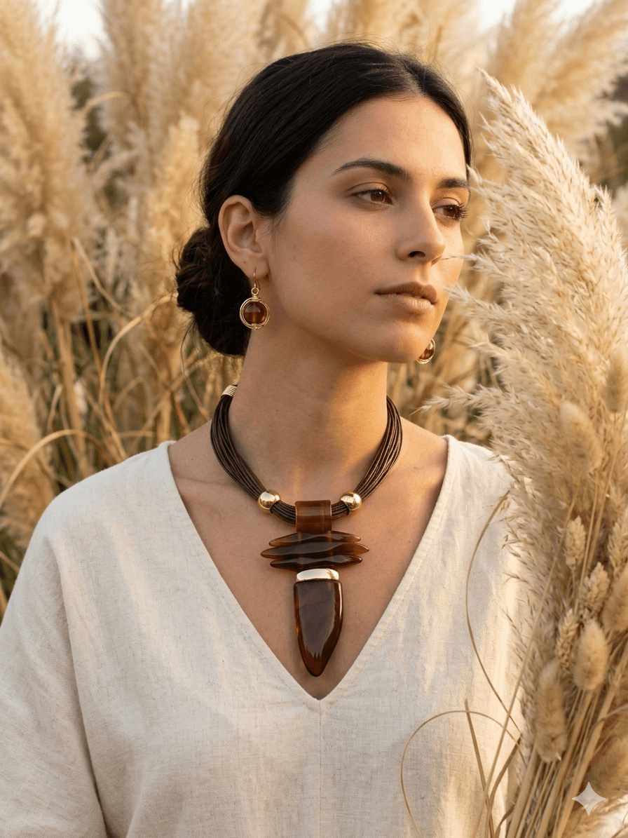 ✨ The Earthy Boho-Chic Statement Set ✨