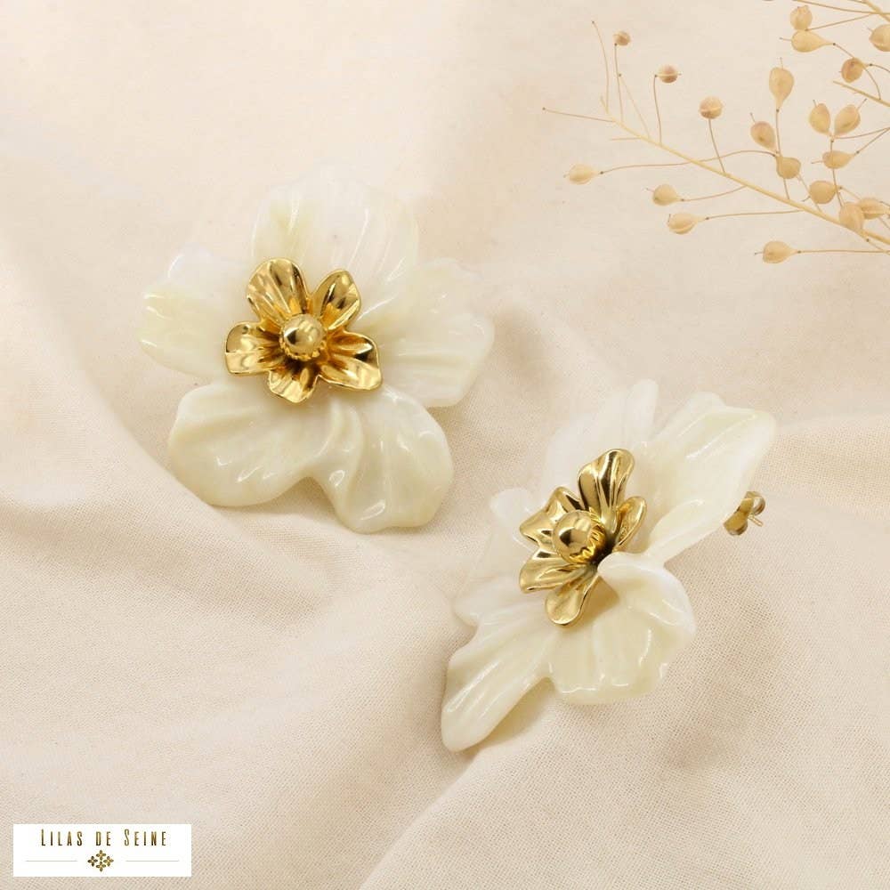 boucles-doreilles-xxl-rsine-marbr-mga-fleur-0326103-beige-acier-inoxydable