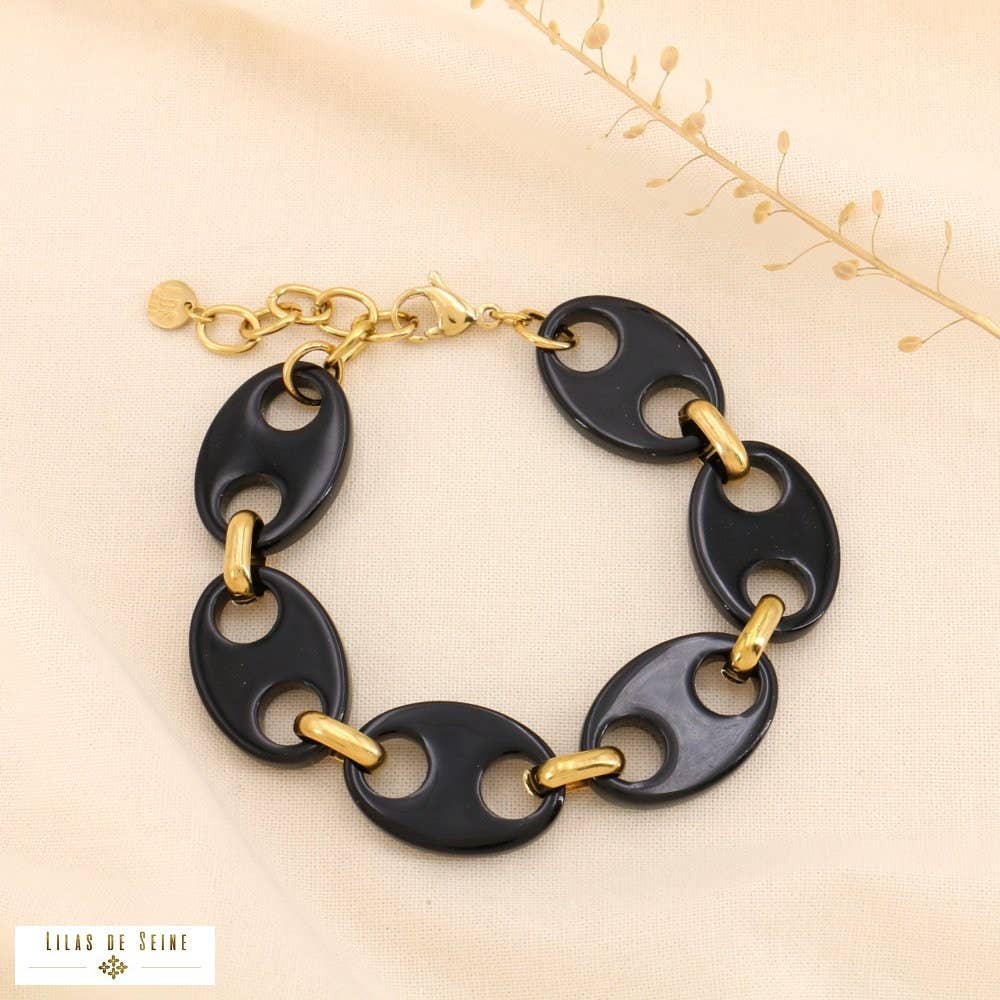 bracelet-acier-actate-gros-grain-de-caf-0224534-noir