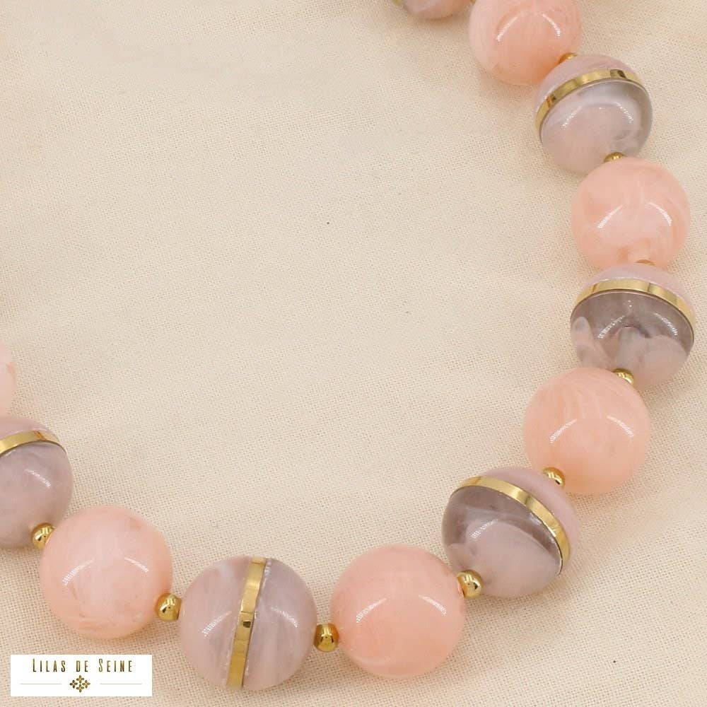 collier-boules-rsine-marbre-acier-inoxydable-0126135