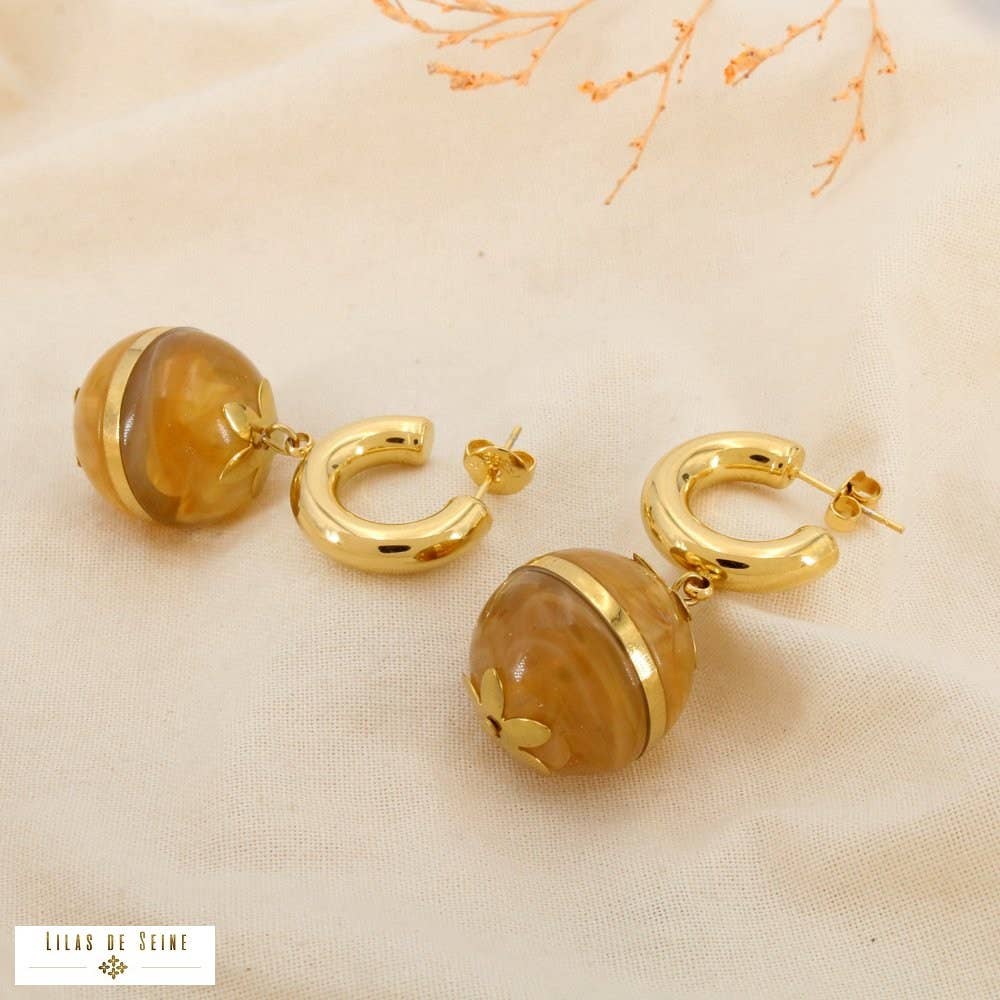 croles-pendantes-acier-inox-boule-rsine-marbre-0326122-brun-acier-inoxydable