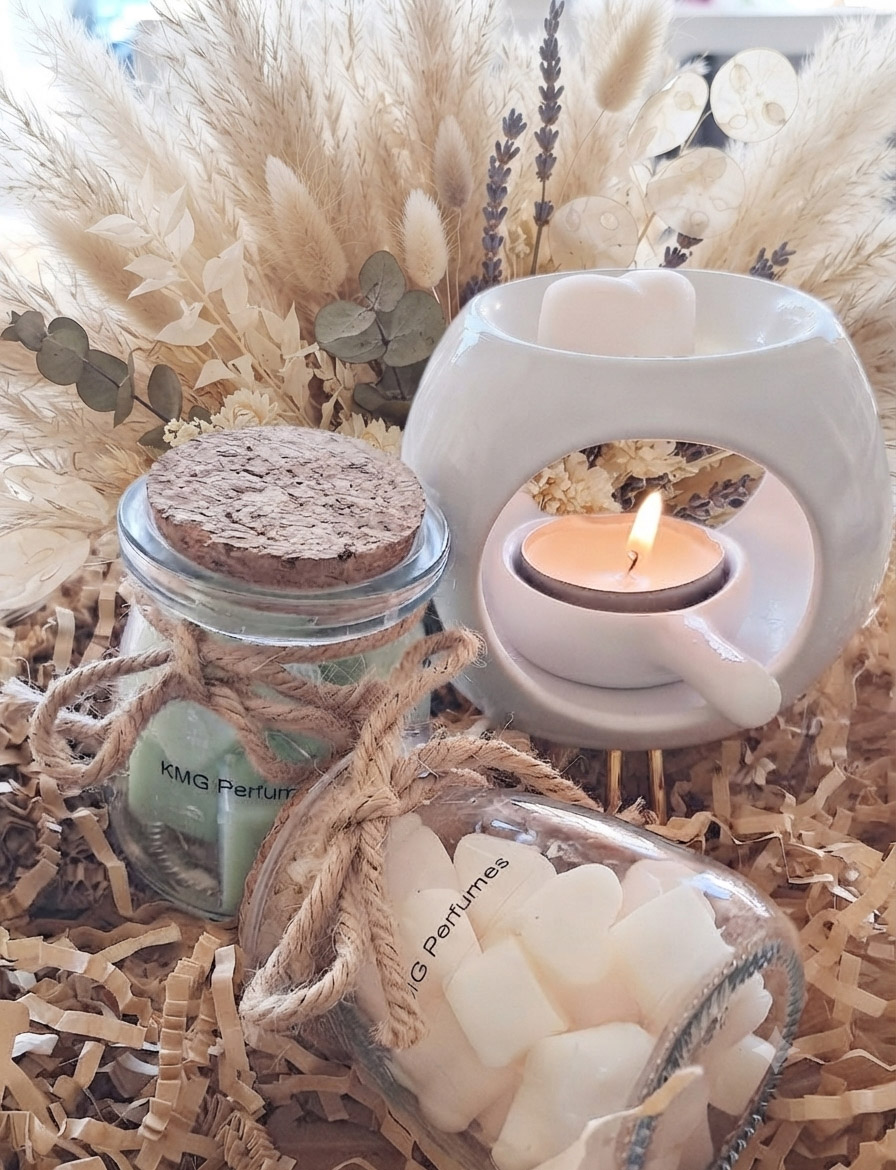 Μini wax melts σε βαζάκι (30γρ)